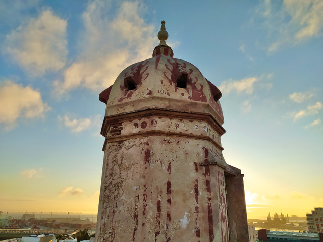 Copula with oculus windows at sunrise. Photo © Karethe Linaae